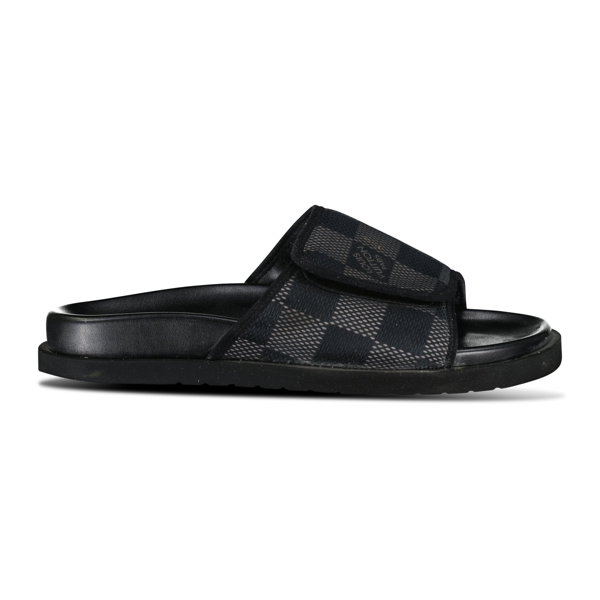 LOUIS VUITTON MIAMI MULE SLIDES - UK 10 (Fit 11) - Affluent ArchivesUsed HIGH END DESIGNER CLOTHING