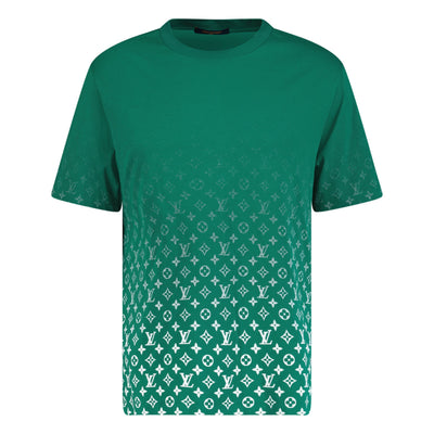 Louis Vuitton Monogram Gradient Green T-Shirt - Large | Pre-Owned