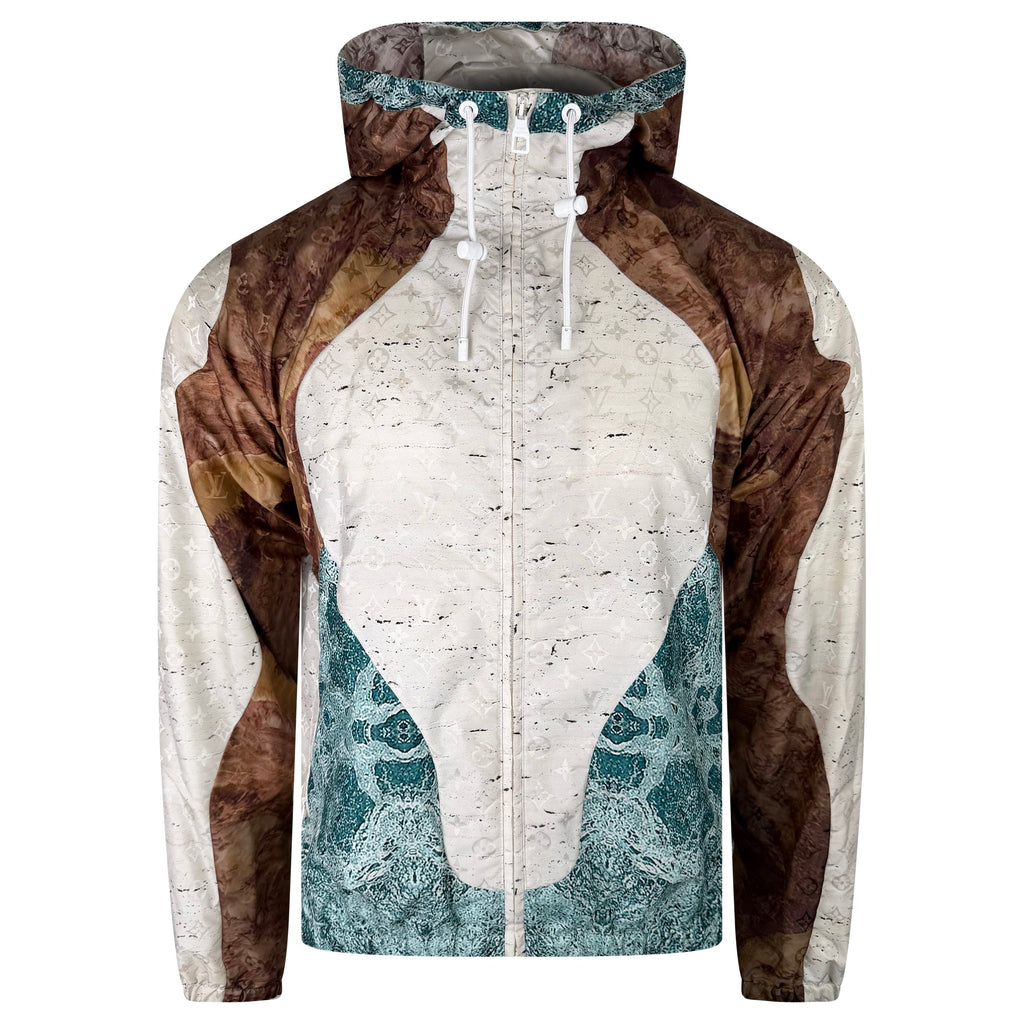 LOUIS VUITTON MONOGRAM MARBLE WINDBREAKER - 48 (M) - Affluent ArchivesUsed HIGH END DESIGNER CLOTHING