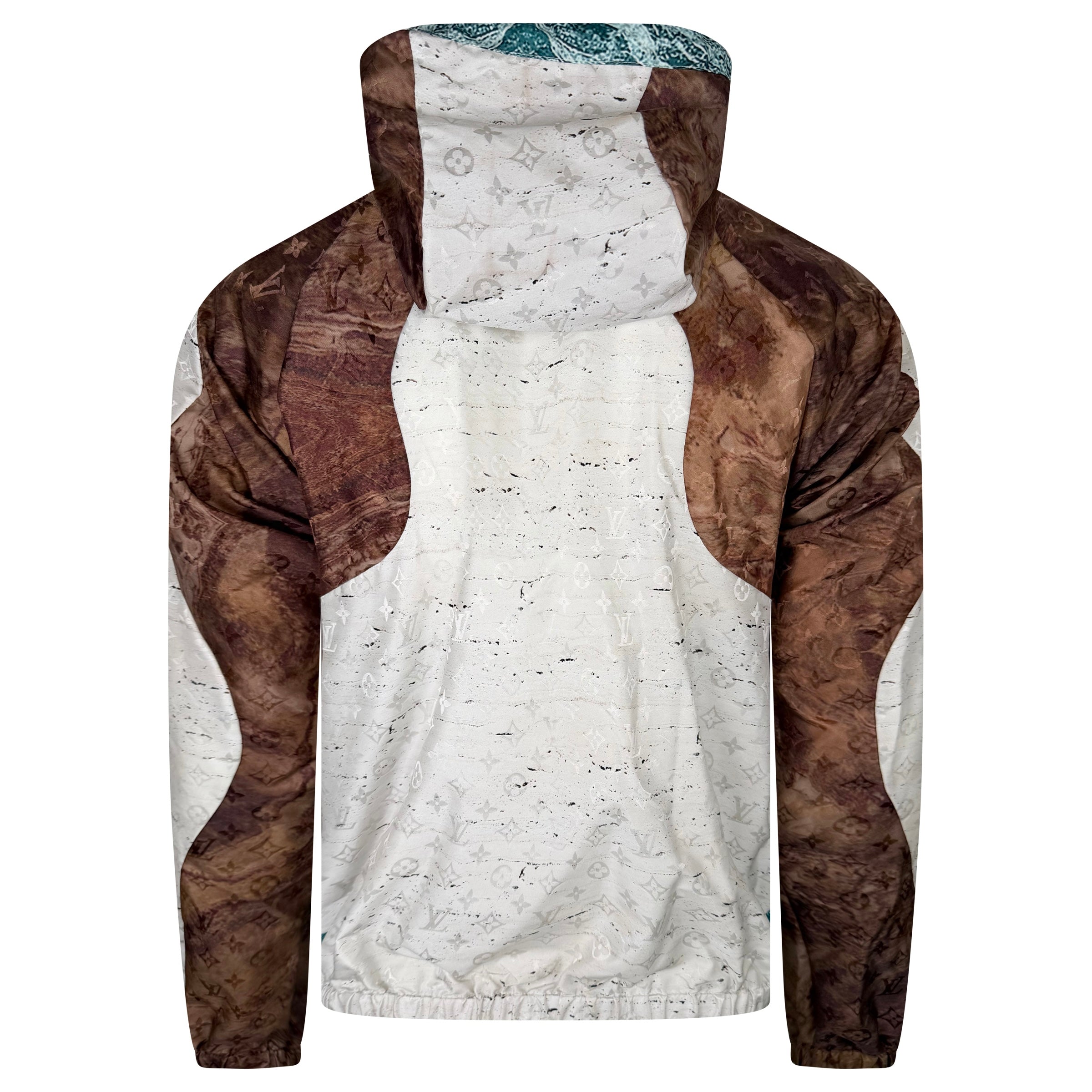 LOUIS VUITTON MONOGRAM MARBLE WINDBREAKER - 48 (M) - Affluent ArchivesUsed HIGH END DESIGNER CLOTHING