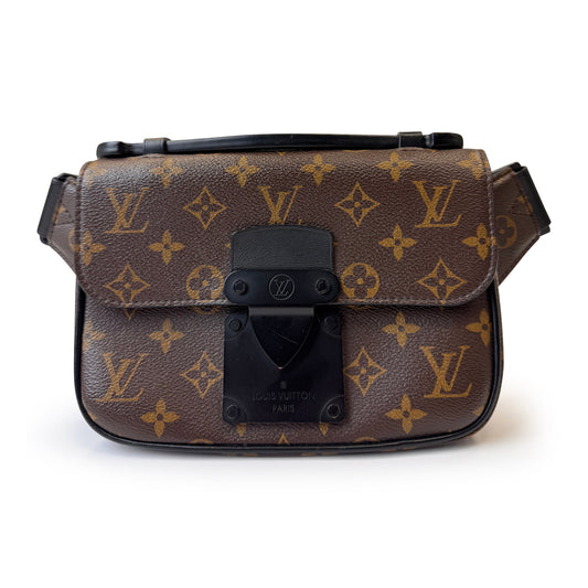 LOUIS VUITTON MONOGRAM S LOCK SLING BAG - Affluent ArchivesUsed HIGH END DESIGNER CLOTHING