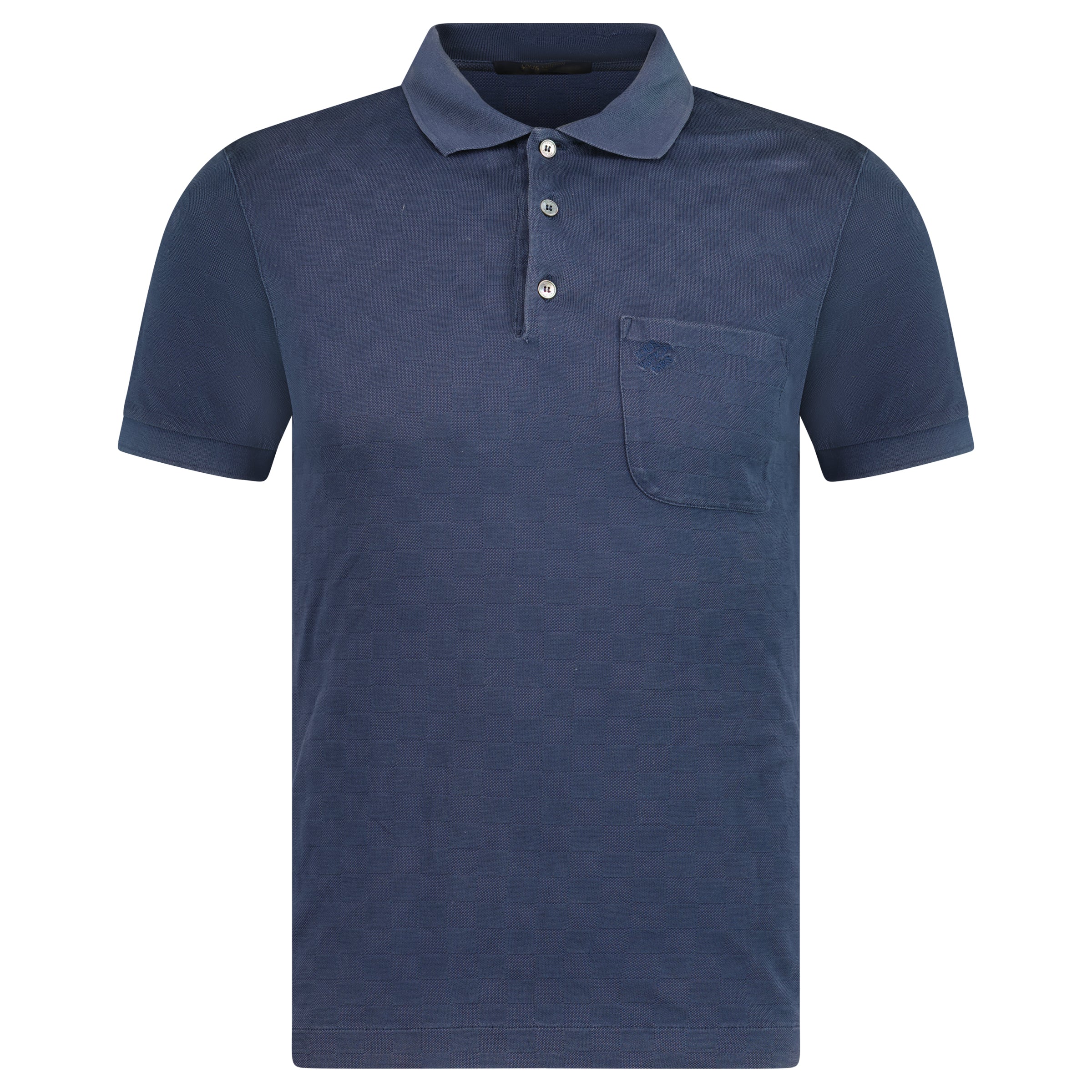 LOUIS VUITTON NAVY DAMIER POLO - SMALL - Affluent ArchivesUsed HIGH END DESIGNER CLOTHING
