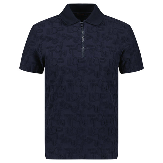 LOUIS VUITTON NAVY TOWELLING POLO - XS - Affluent ArchivesUsed HIGH END DESIGNER CLOTHING