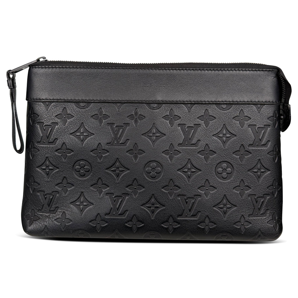 LOUIS VUITTON POCHETTE VOYAGE SOUPLE MONOGRAM SHADOW | NEW - Affluent ArchivesUsed HIGH END DESIGNER CLOTHING