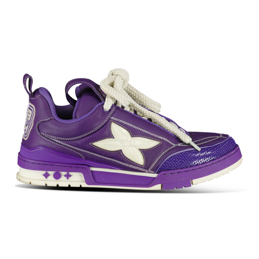 LOUIS VUITTON PURPLE SKATE SNEAKER - UK 10 (Fit 11) - Affluent ArchivesUsed HIGH END DESIGNER CLOTHING