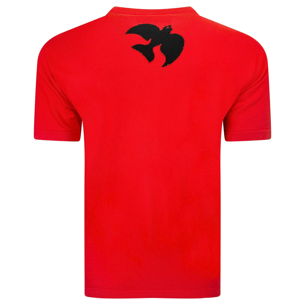 Louis Vuitton Red Knitted Logo T-Shirt - Small (Fits Medium) Pre-Owned, photo 2