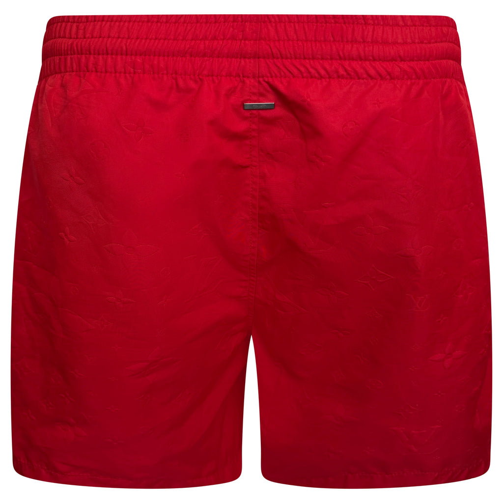 LOUIS VUITTON RED MONOGRAM SWIM SHORTS - XL - Affluent ArchivesUsed HIGH END DESIGNER CLOTHING