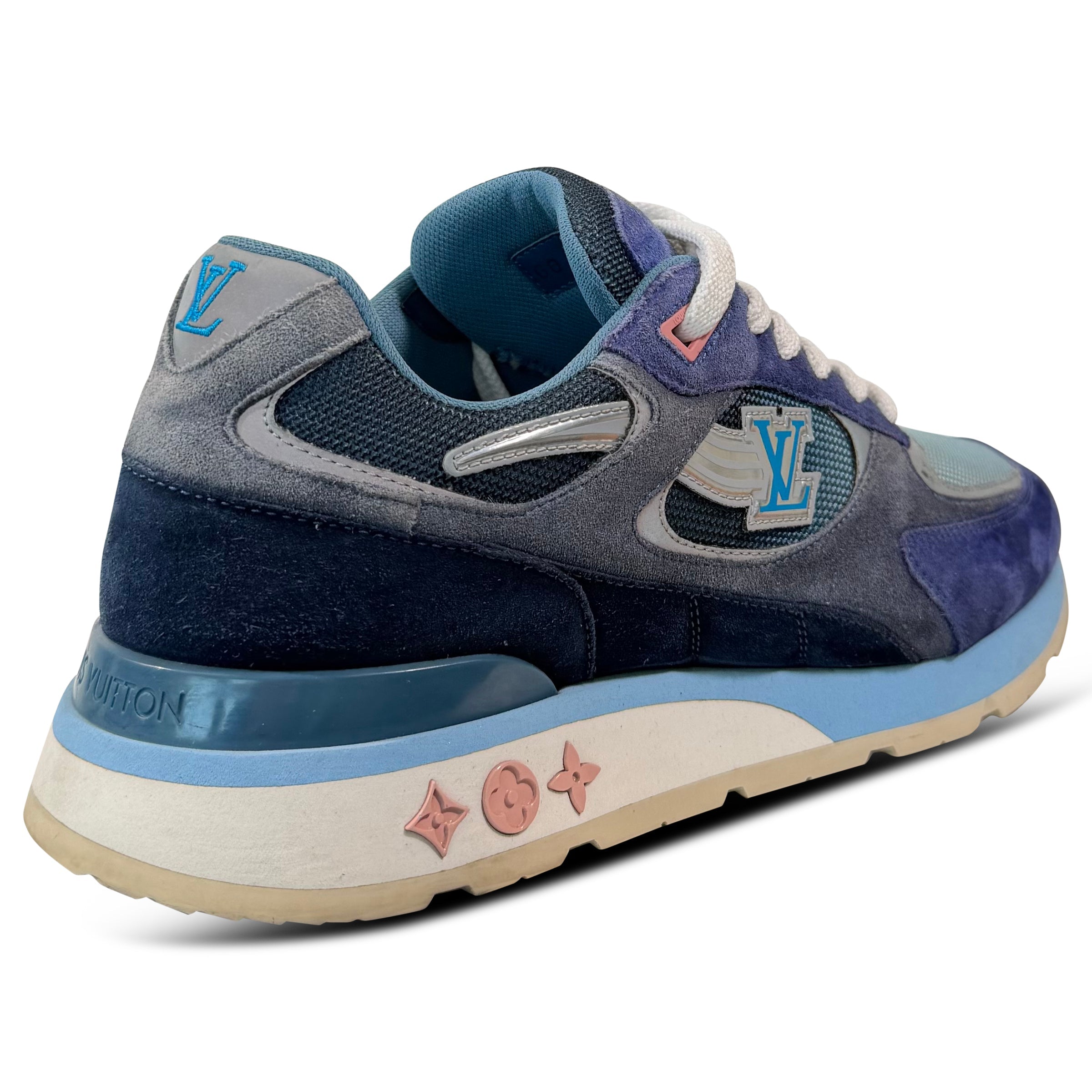 LOUIS VUITTON RUNAWAY BLUE / PURPLE - UK 8 (Fit 9) | PRE OWNED - Affluent ArchivesUsed HIGH END DESIGNER CLOTHING