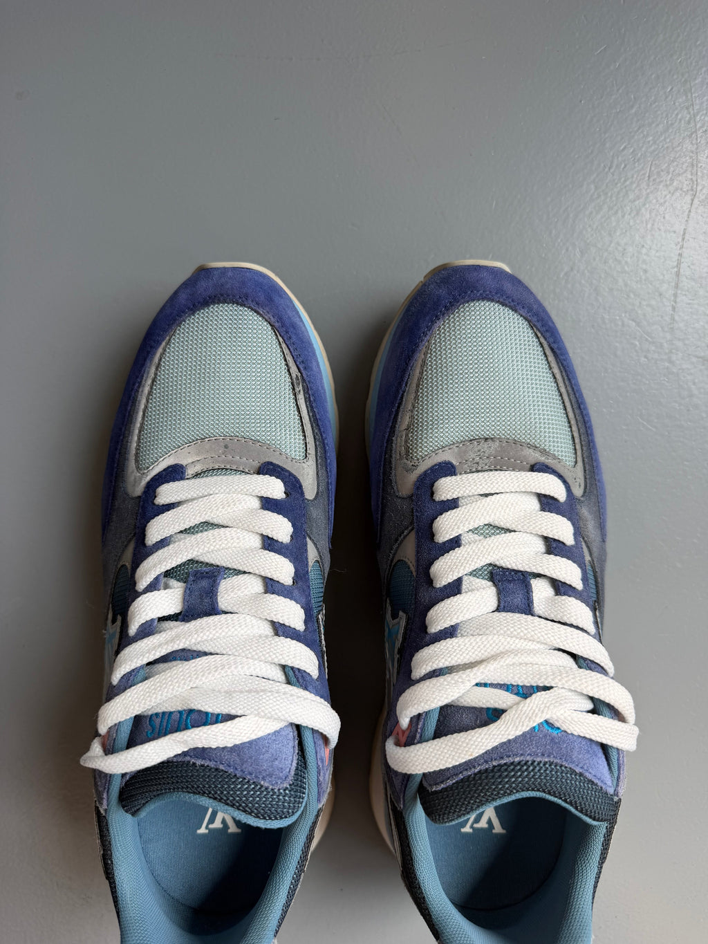 LOUIS VUITTON RUNAWAY BLUE / PURPLE - UK 8 (Fit 9) | PRE OWNED - Affluent ArchivesUsed HIGH END DESIGNER CLOTHING