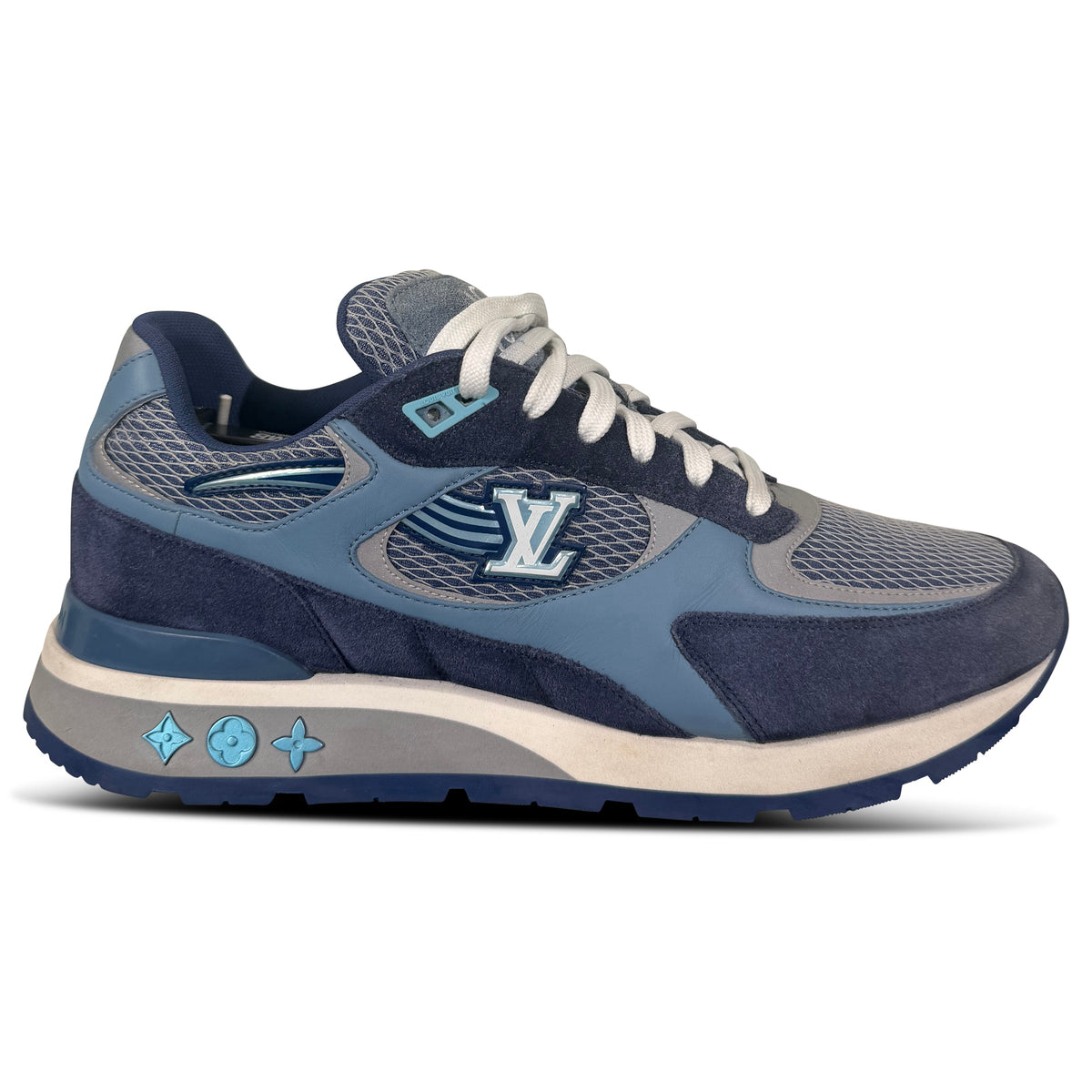 LOUIS VUITTON RUNAWAY BLUE - UK 8 (Fits 9) | PRE OWNED - Affluent ArchivesUsed HIGH END DESIGNER CLOTHING