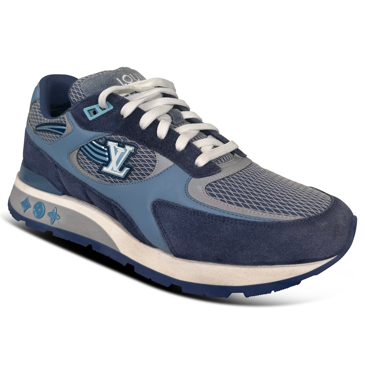 LOUIS VUITTON RUNAWAY BLUE - UK 8 (Fits 9) | PRE OWNED - Affluent ArchivesUsed HIGH END DESIGNER CLOTHING
