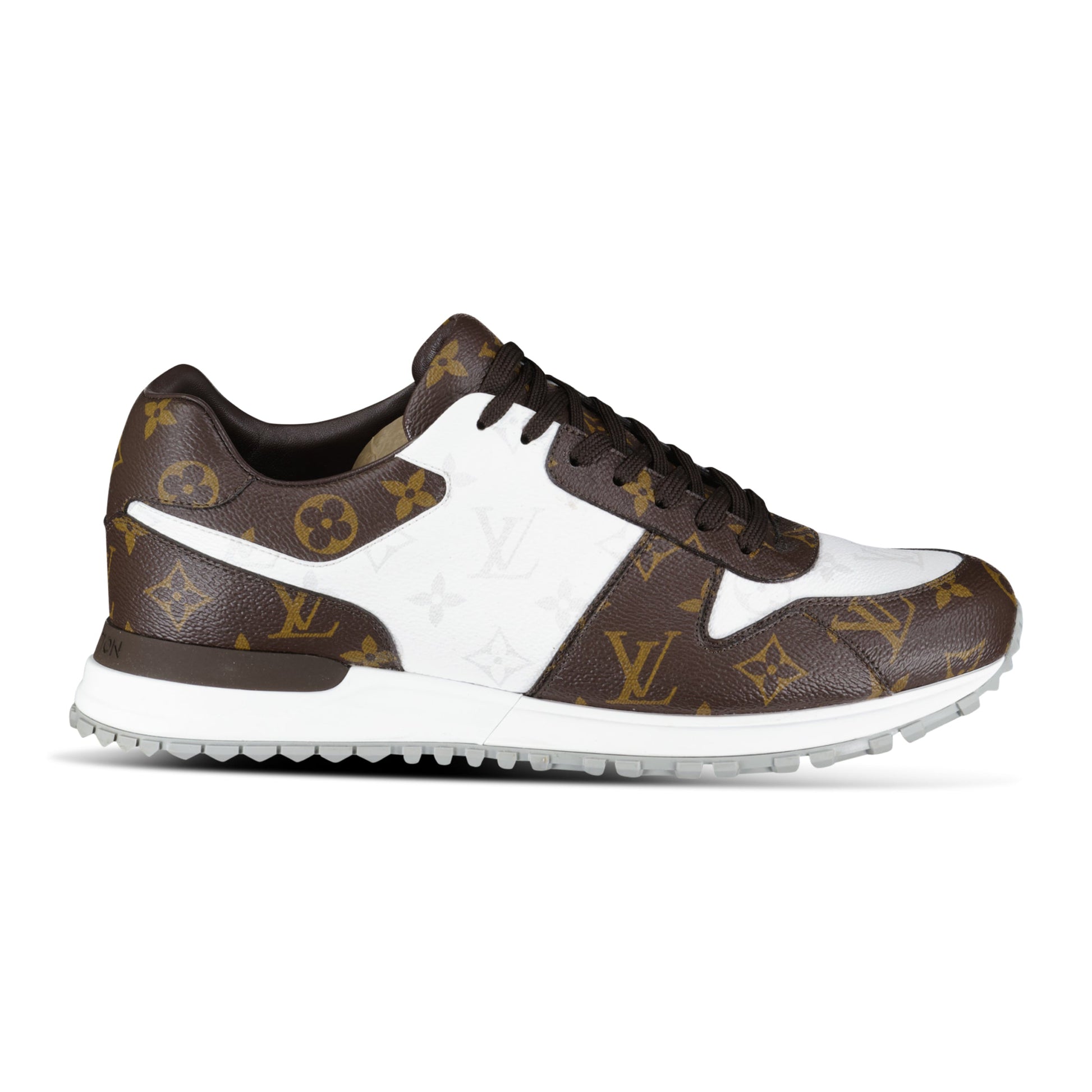 LOUIS VUITTON RUNAWAY MONOGRAM TRAINER - UK 9 (Fit 10) - Affluent ArchivesUsed HIGH END DESIGNER CLOTHING
