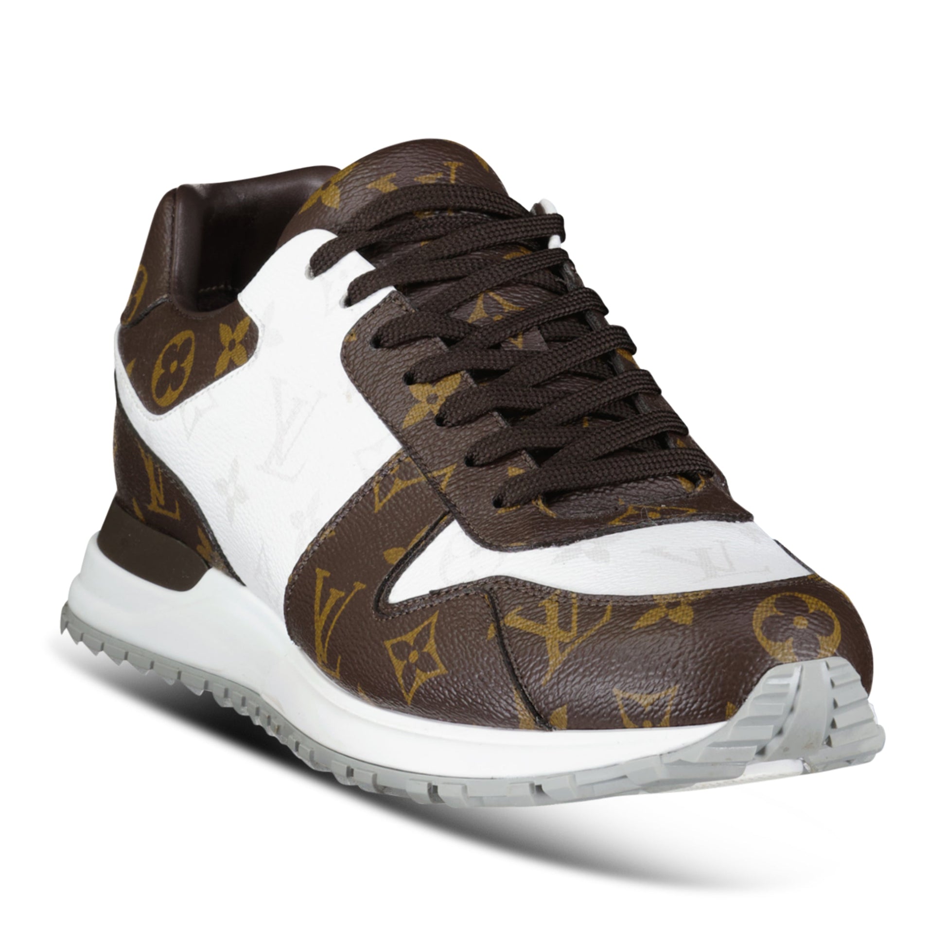 LOUIS VUITTON RUNAWAY MONOGRAM TRAINER - UK 9 (Fit 10) - Affluent ArchivesUsed HIGH END DESIGNER CLOTHING