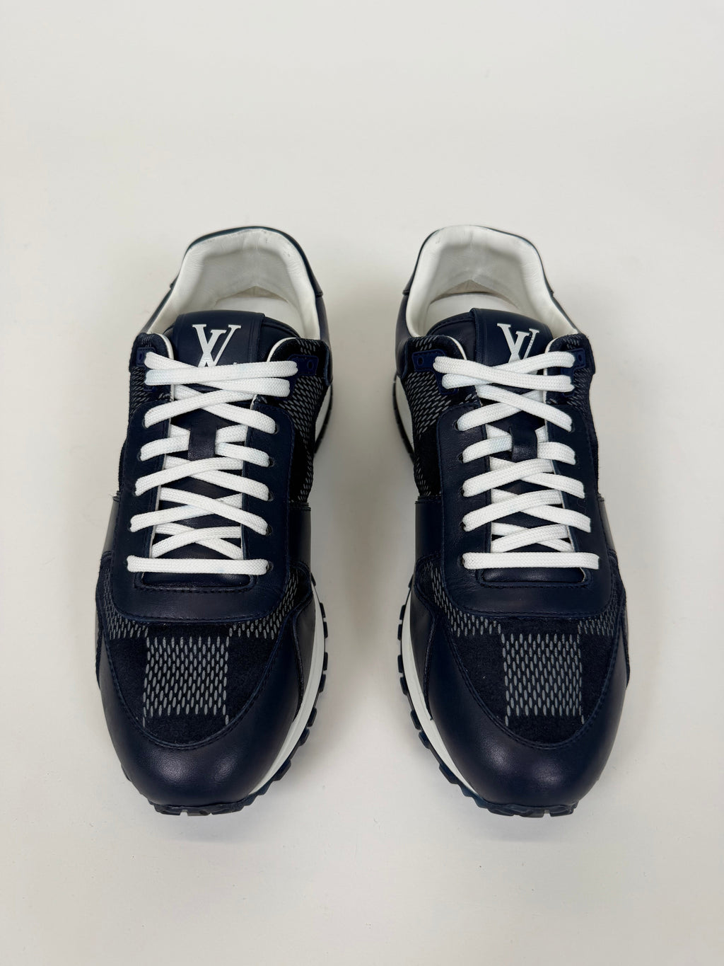 LOUIS VUITTON RUNAWAY NAVY - UK 7 (Fits 8)| PRE OWNED - Affluent ArchivesUsed HIGH END DESIGNER CLOTHING