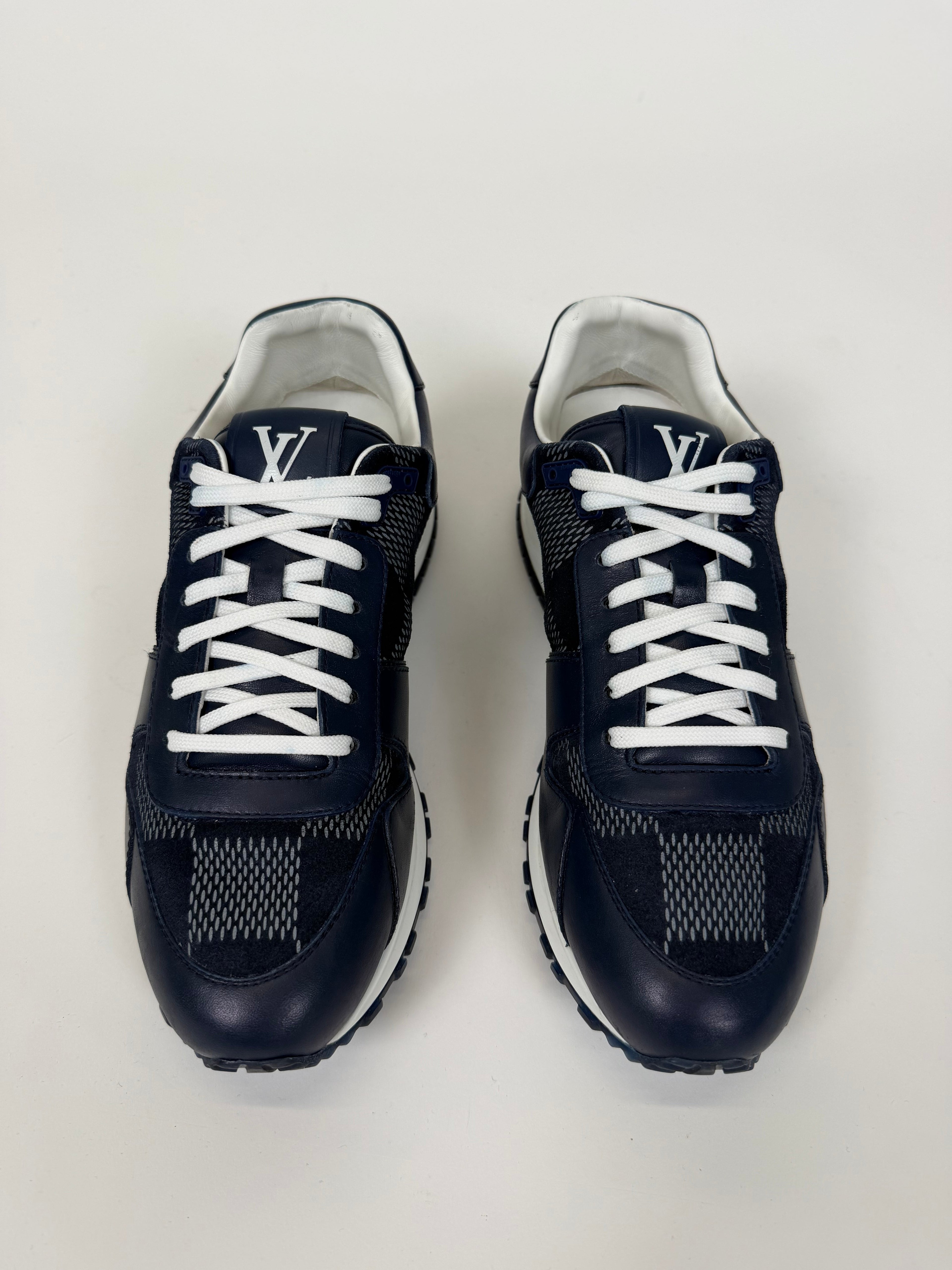 LOUIS VUITTON RUNAWAY NAVY - UK 7 (Fits 8)| PRE OWNED - Affluent ArchivesUsed HIGH END DESIGNER CLOTHING