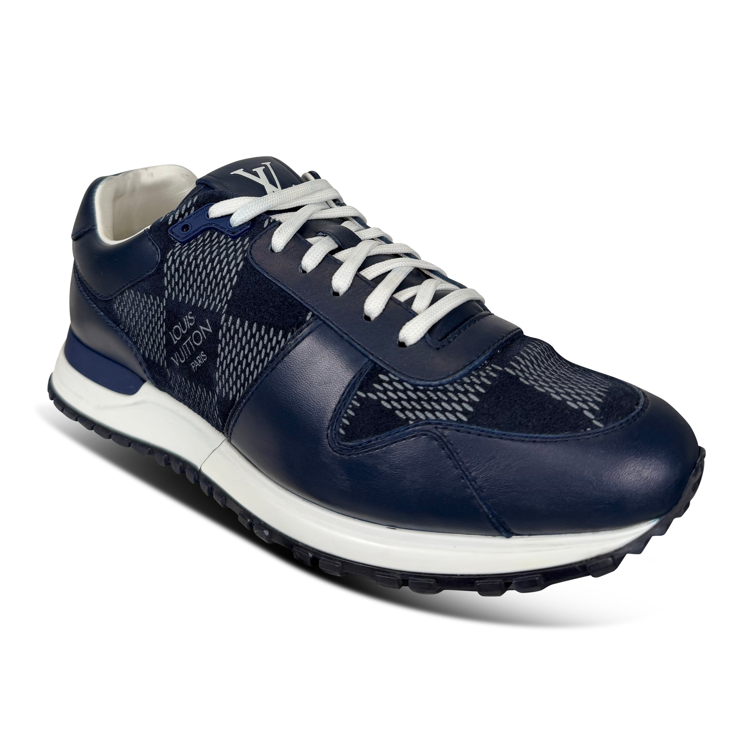 LOUIS VUITTON RUNAWAY NAVY - UK 7 (Fits 8)| PRE OWNED - Affluent ArchivesUsed HIGH END DESIGNER CLOTHING