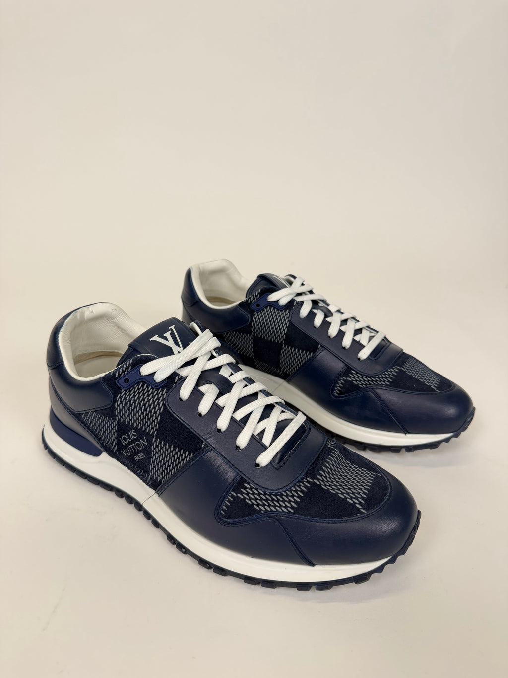 LOUIS VUITTON RUNAWAY NAVY - UK 7 (Fits 8)| PRE OWNED - Affluent ArchivesUsed HIGH END DESIGNER CLOTHING