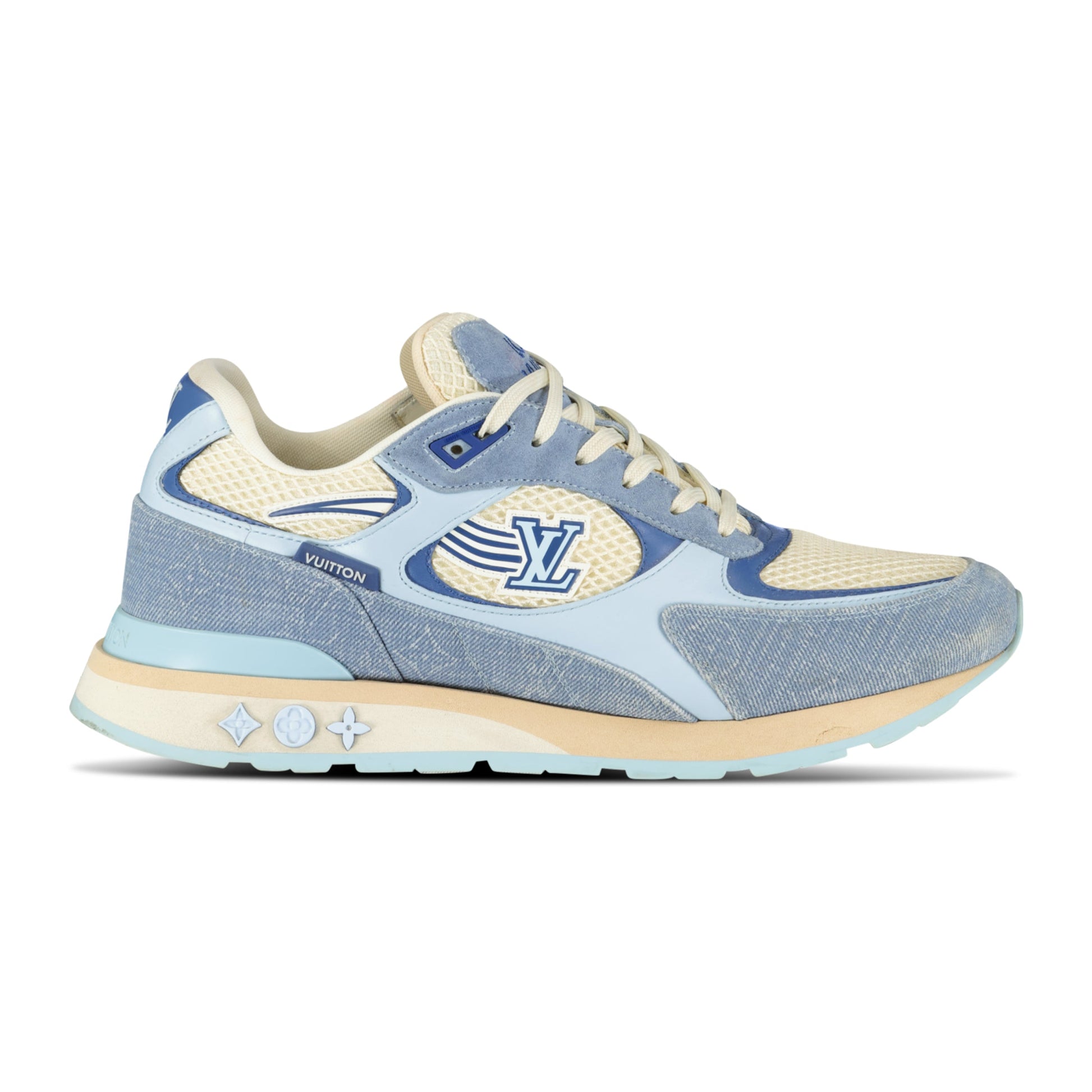 LOUIS VUITTON RUNAWAY TRAINER LIGHT BLUE - UK 8 (Fit 9) - Affluent ArchivesUsed HIGH END DESIGNER CLOTHING