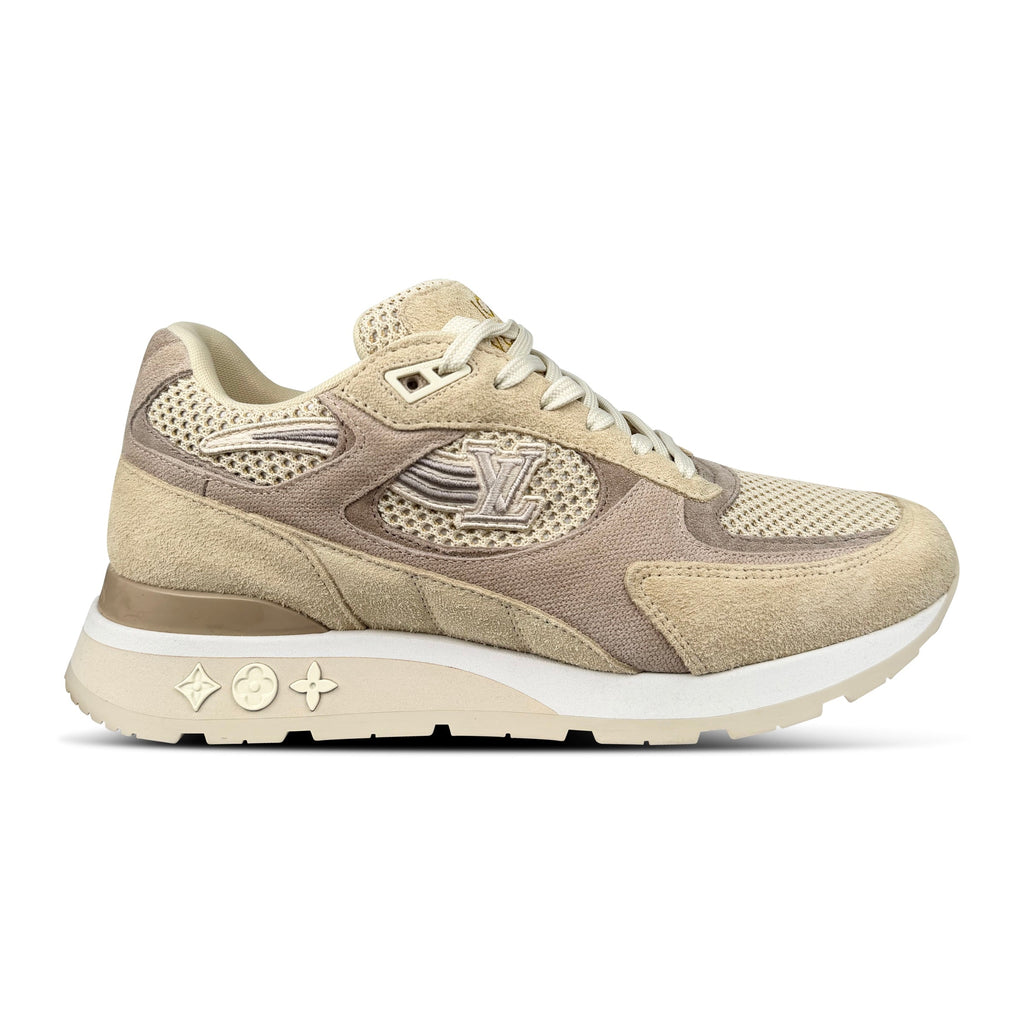 LOUIS VUITTON RUNAWAY TRAINERS BEIGE - UK 7 (Fit 8) - Affluent ArchivesUsed HIGH END DESIGNER CLOTHING