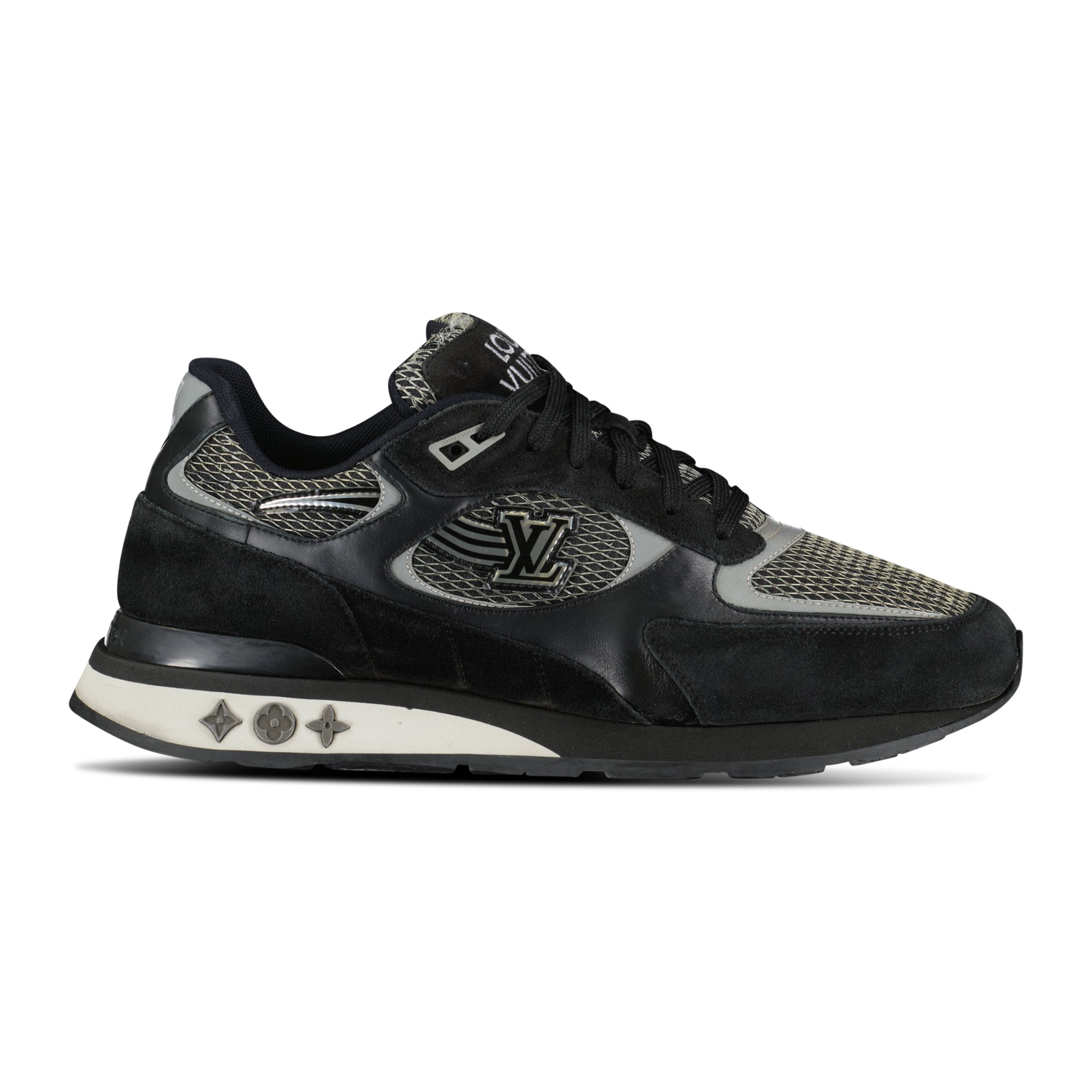 LOUIS VUITTON RUNAWAY TRAINERS BLACK - UK 8 (Fit 9) - Affluent ArchivesUsed HIGH END DESIGNER CLOTHING