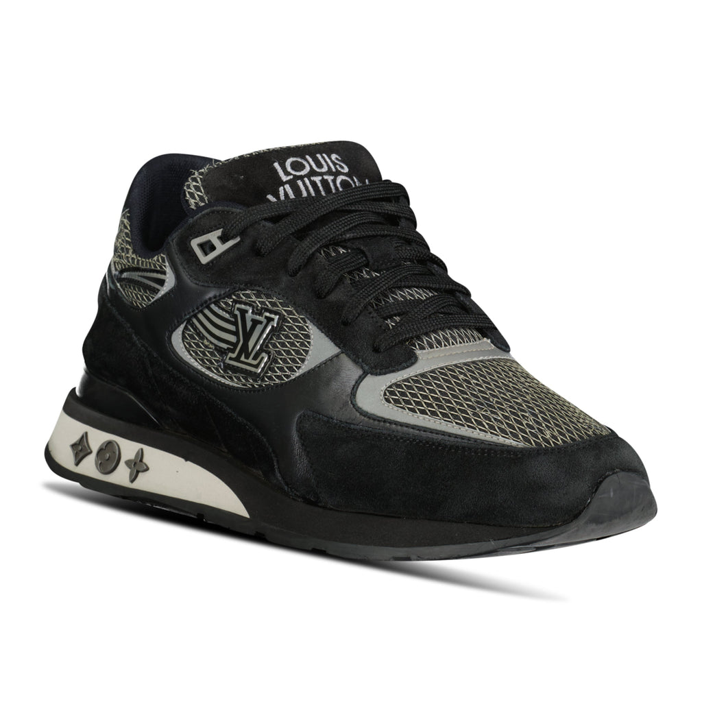 LOUIS VUITTON RUNAWAY TRAINERS BLACK - UK 8 (Fit 9) - Affluent ArchivesUsed HIGH END DESIGNER CLOTHING