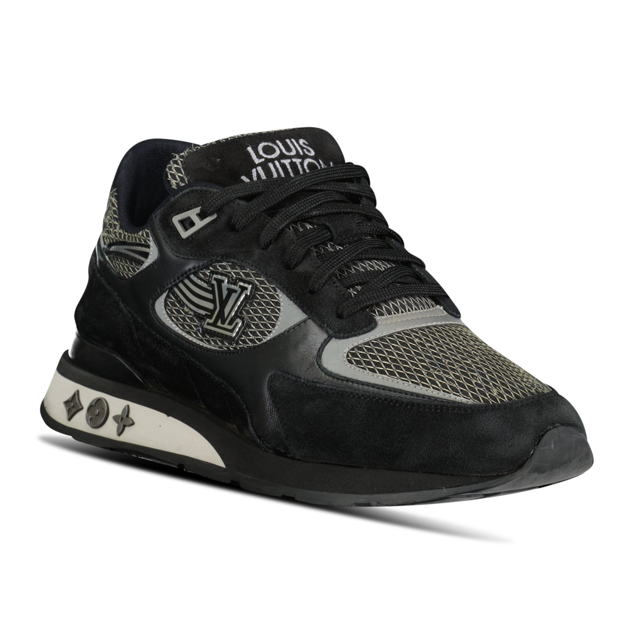 LOUIS VUITTON RUNAWAY TRAINERS BLACK - UK 8 (Fit 9) - Affluent ArchivesUsed HIGH END DESIGNER CLOTHING