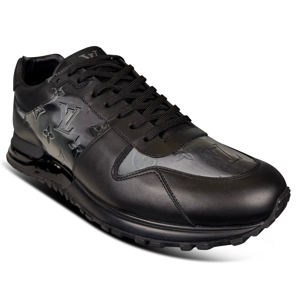 LOUIS VUITTON RUNAWAY TRAINERS BLACK - UK 9 (Fits 10) | PRE OWNED - Affluent ArchivesUsed HIGH END DESIGNER CLOTHING