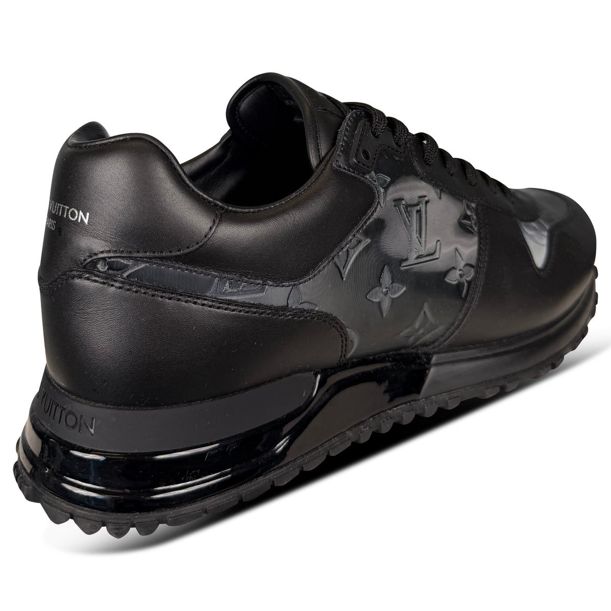 LOUIS VUITTON RUNAWAY TRAINERS BLACK - UK 9 (Fits 10) | PRE OWNED - Affluent ArchivesUsed HIGH END DESIGNER CLOTHING