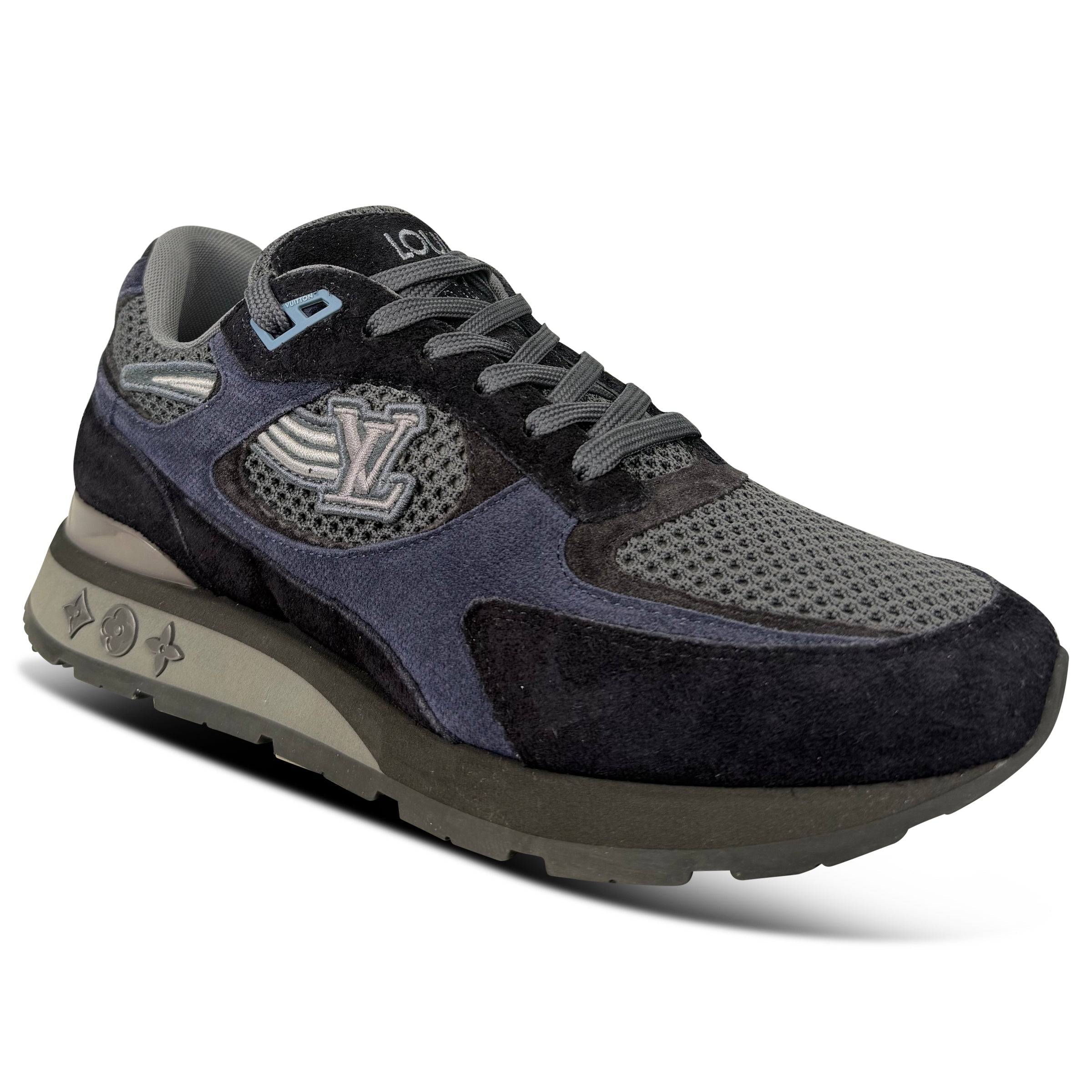 LOUIS VUITTON RUNAWAY TRAINERS NAVY - UK 6 (Fit 7) | PRE OWNED - Affluent ArchivesUsed HIGH END DESIGNER CLOTHING