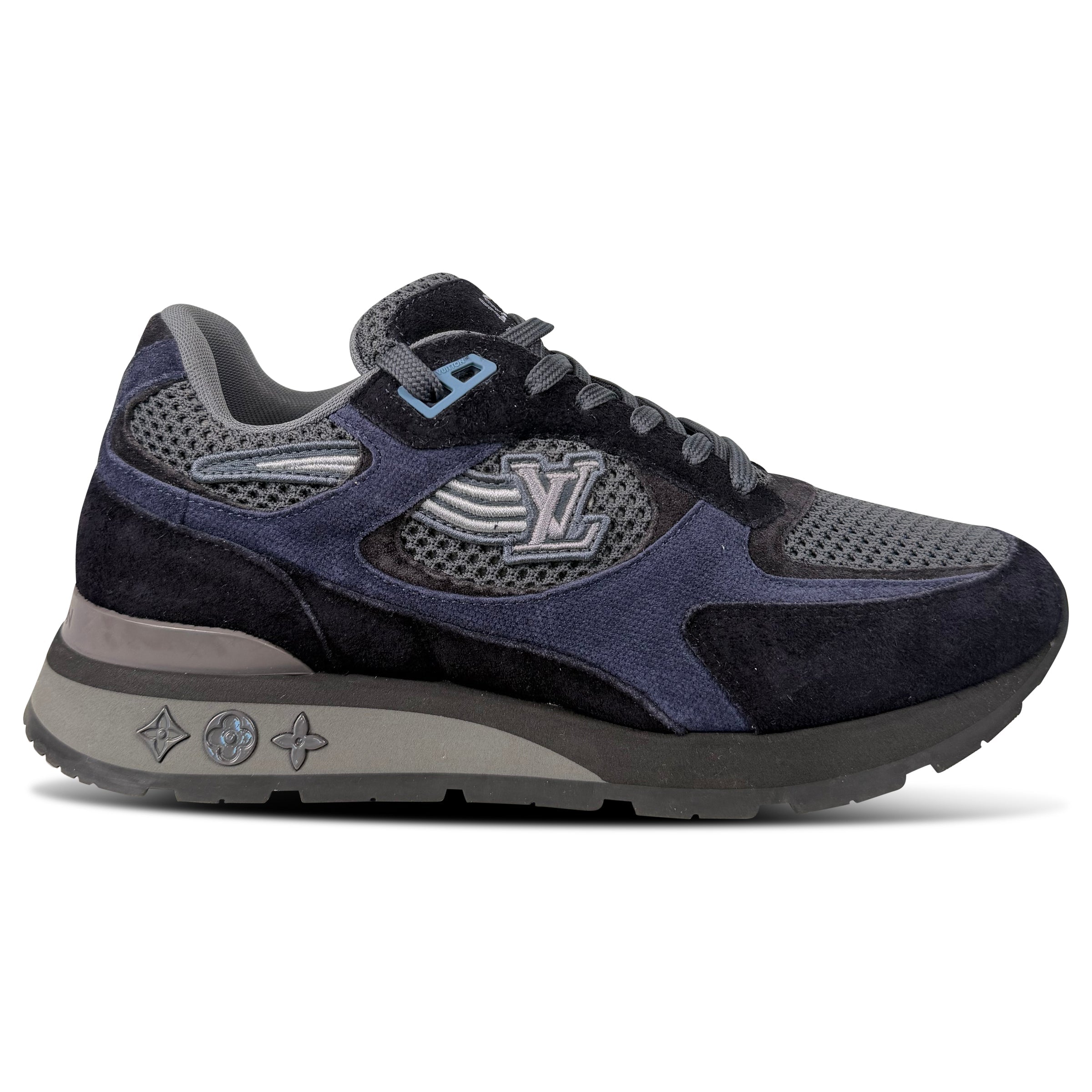 LOUIS VUITTON RUNAWAY TRAINERS NAVY - UK 6 (Fit 7) | PRE OWNED - Affluent ArchivesUsed HIGH END DESIGNER CLOTHING