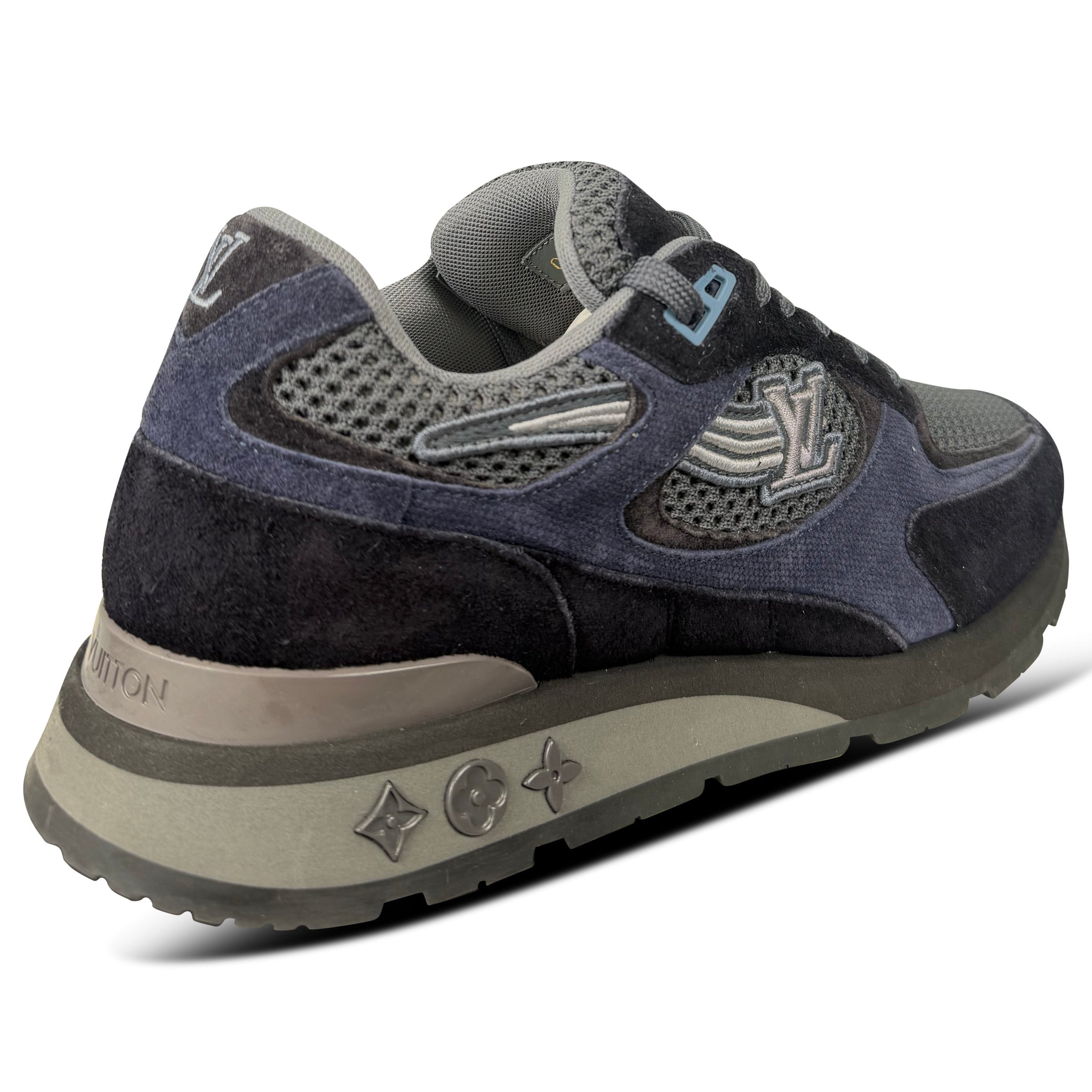 LOUIS VUITTON RUNAWAY TRAINERS NAVY - UK 6 (Fit 7) | PRE OWNED - Affluent ArchivesUsed HIGH END DESIGNER CLOTHING