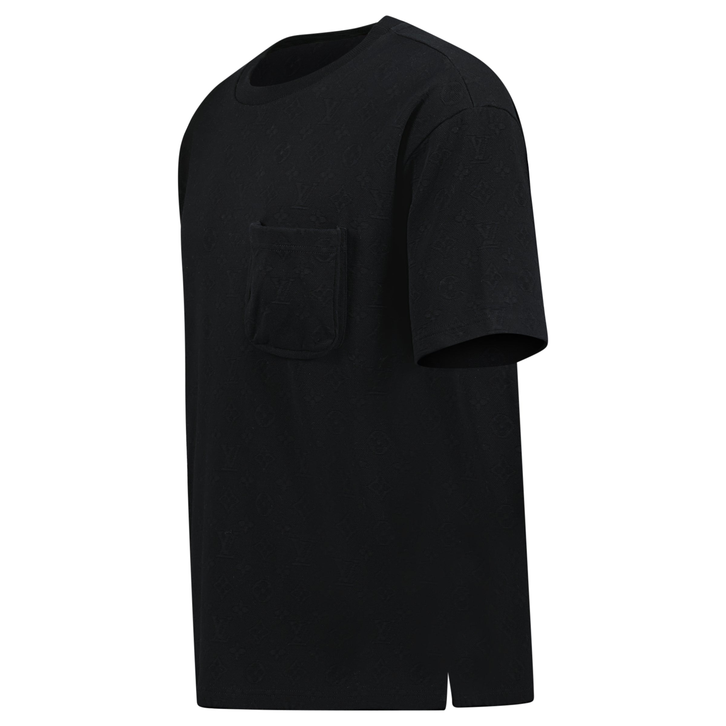 LOUIS VUITTON SIGNATURE 3D POCKET T SHIRT BLACK - LARGE - Affluent ArchivesUsed HIGH END DESIGNER CLOTHING