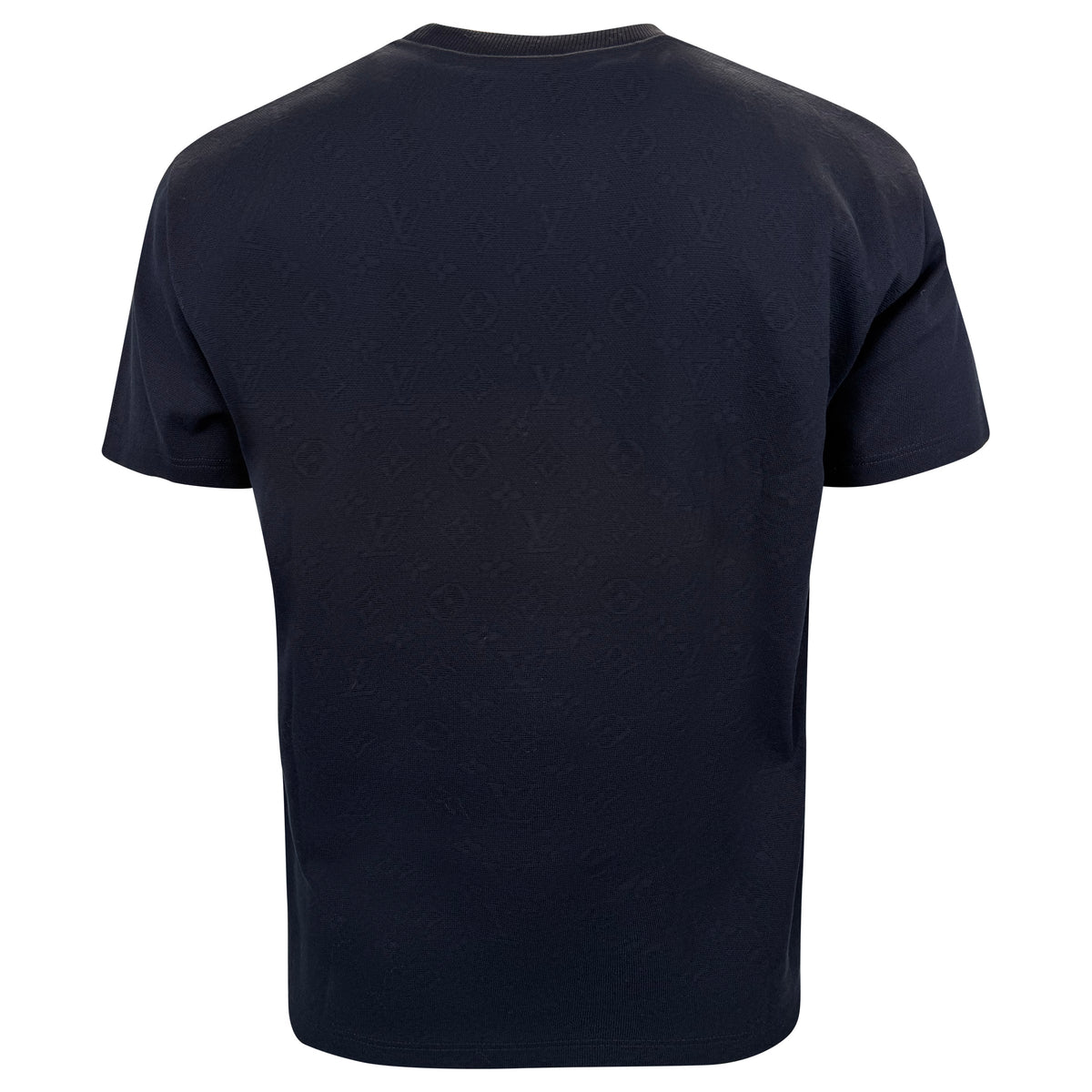 LOUIS VUITTON SIGNATURE POCKET T SHIRT NAVY - LARGE | PRE OWNED - Affluent ArchivesUsed HIGH END DESIGNER CLOTHING