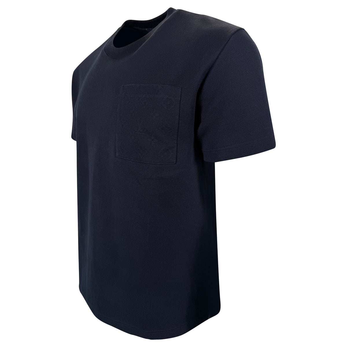 LOUIS VUITTON SIGNATURE POCKET T SHIRT NAVY - LARGE | PRE OWNED - Affluent ArchivesUsed HIGH END DESIGNER CLOTHING