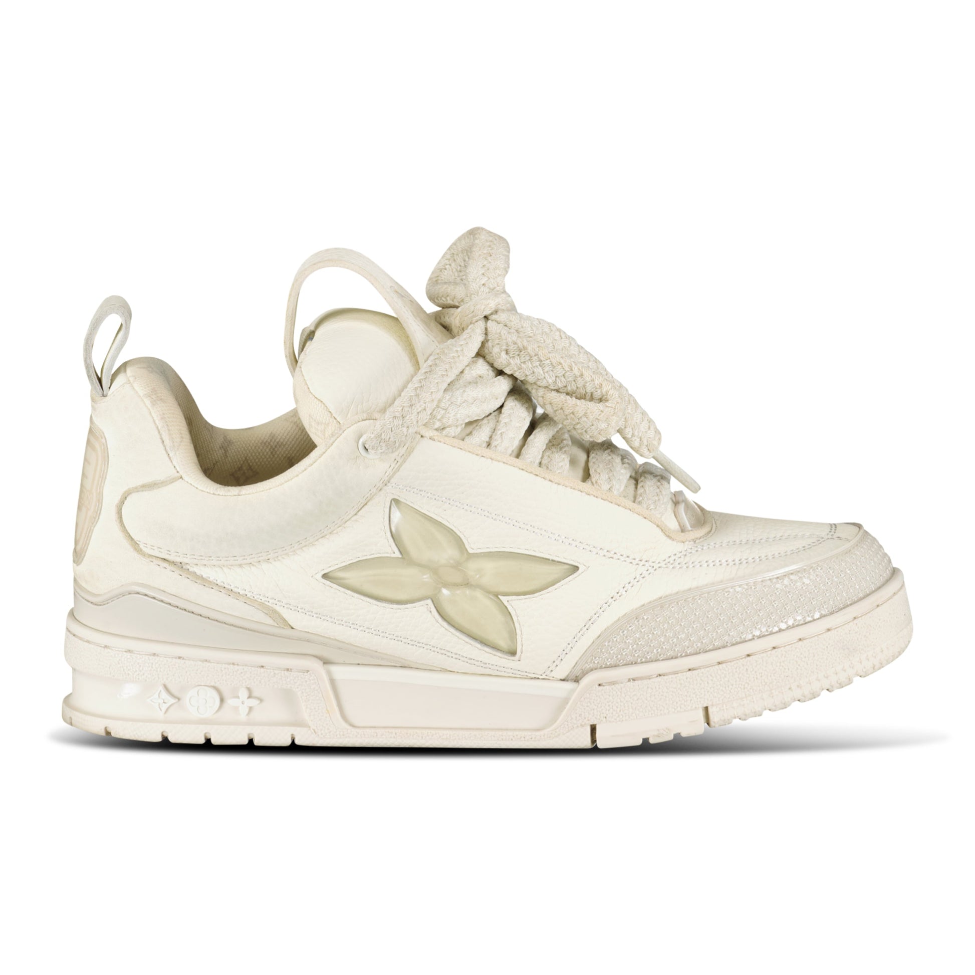 LOUIS VUITTON SKATE SNEAKER BEIGE - UK 6 (Fit 7) - Affluent ArchivesUsed HIGH END DESIGNER CLOTHING