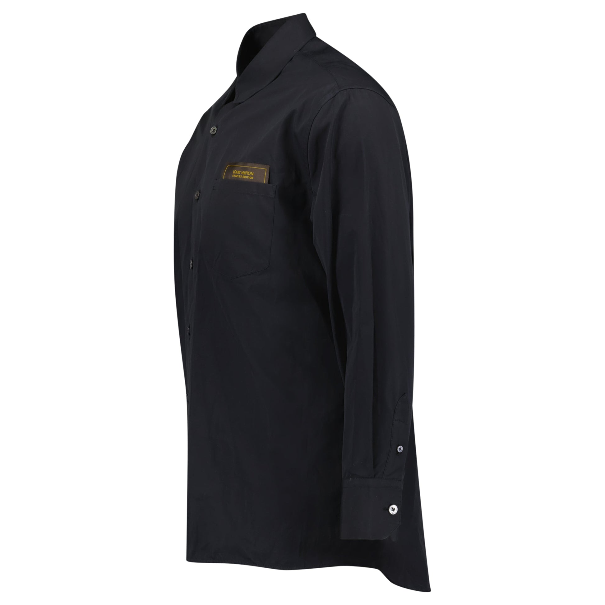 LOUIS VUITTON STAPLES BLACK SHIRT - MEDIUM - Affluent ArchivesUsed HIGH END DESIGNER CLOTHING