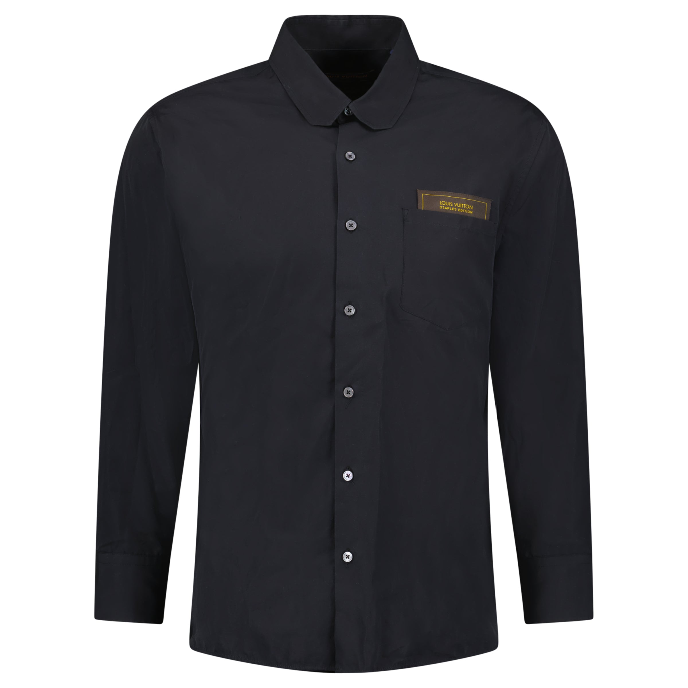 LOUIS VUITTON STAPLES BLACK SHIRT - MEDIUM - Affluent ArchivesUsed HIGH END DESIGNER CLOTHING