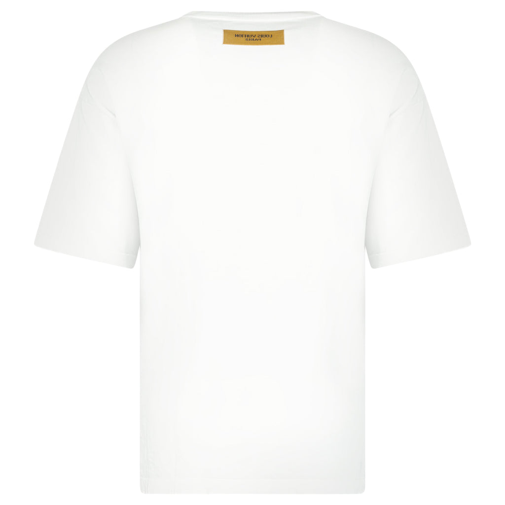 LOUIS VUITTON T SHIRT WHITE - XL - Affluent ArchivesUsed HIGH END DESIGNER CLOTHING