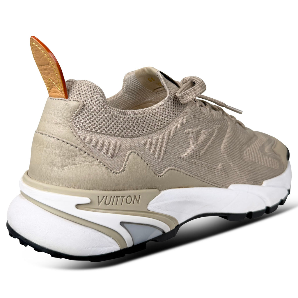 LOUIS VUITTON TATIC KNIT RUNNER TRAINER BEIGE - UK 5 (Fits 6) | PRE OWNED - Affluent ArchivesUsed HIGH END DESIGNER CLOTHING