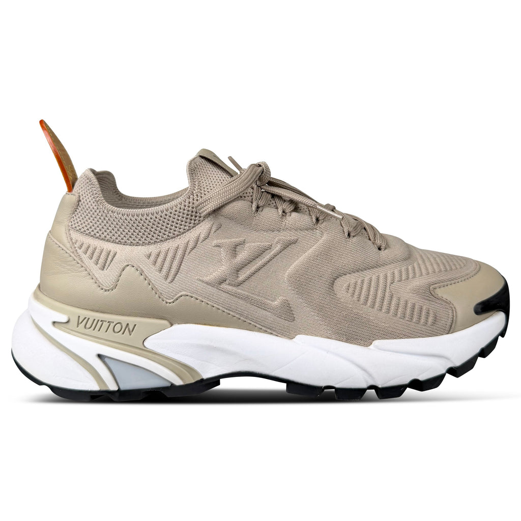 LOUIS VUITTON TATIC KNIT RUNNER TRAINER BEIGE - UK 5 (Fits 6) | PRE OWNED - Affluent ArchivesUsed HIGH END DESIGNER CLOTHING