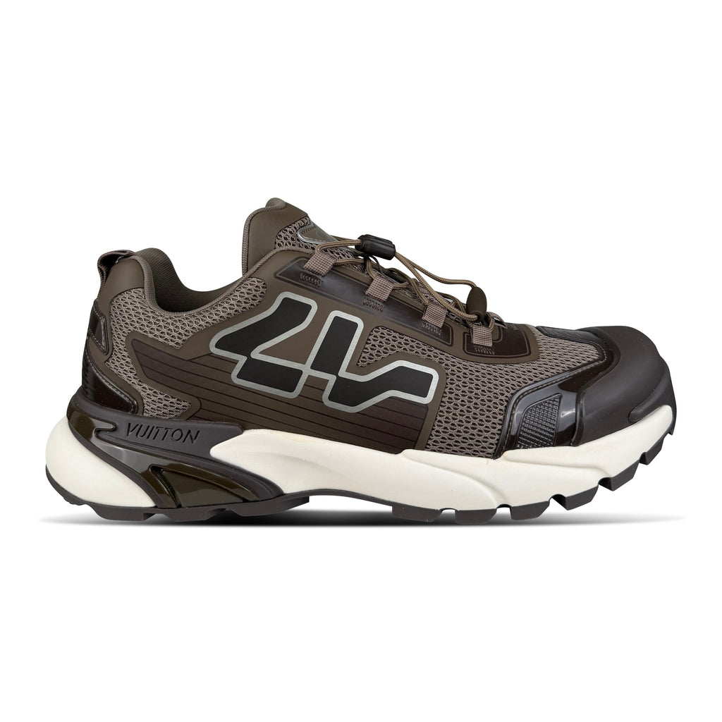 LOUIS VUITTON TATIC RUNNER TRAINER BROWN - UK 8 (Fits 9) - Affluent ArchivesUsed HIGH END DESIGNER CLOTHING