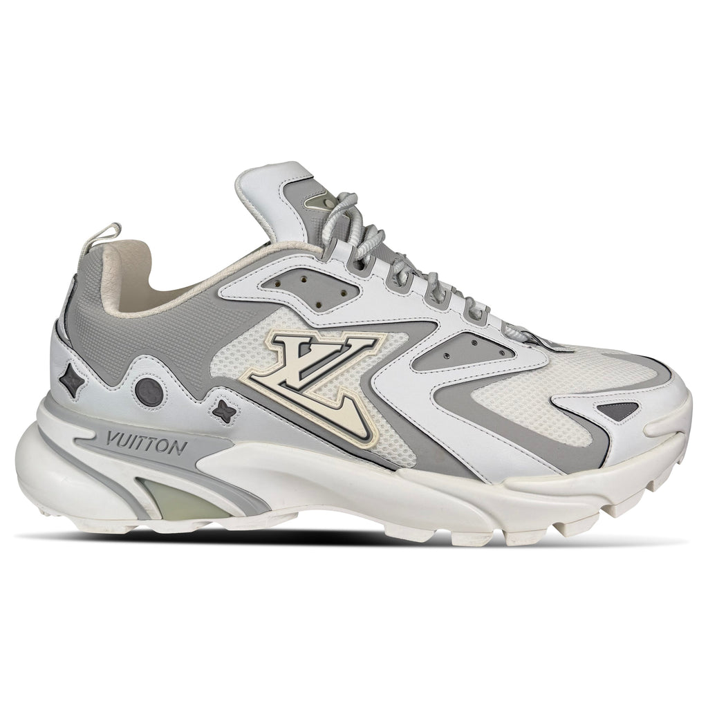 LOUIS VUITTON TATIC RUNNER TRAINER WHITE - UK 10 (Fits 11) | PRE OWNED - Affluent ArchivesUsed HIGH END DESIGNER CLOTHING