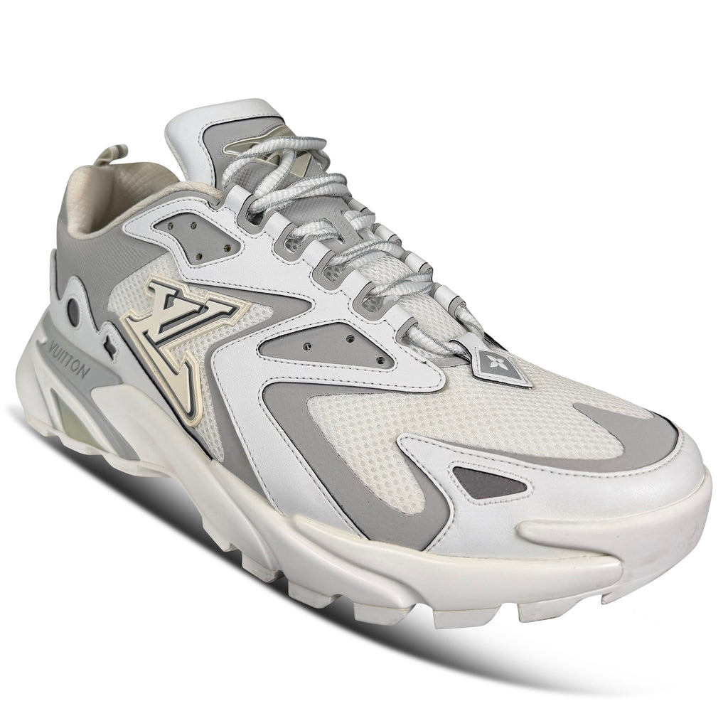 LOUIS VUITTON TATIC RUNNER TRAINER WHITE - UK 10 (Fits 11) | PRE OWNED - Affluent ArchivesUsed HIGH END DESIGNER CLOTHING