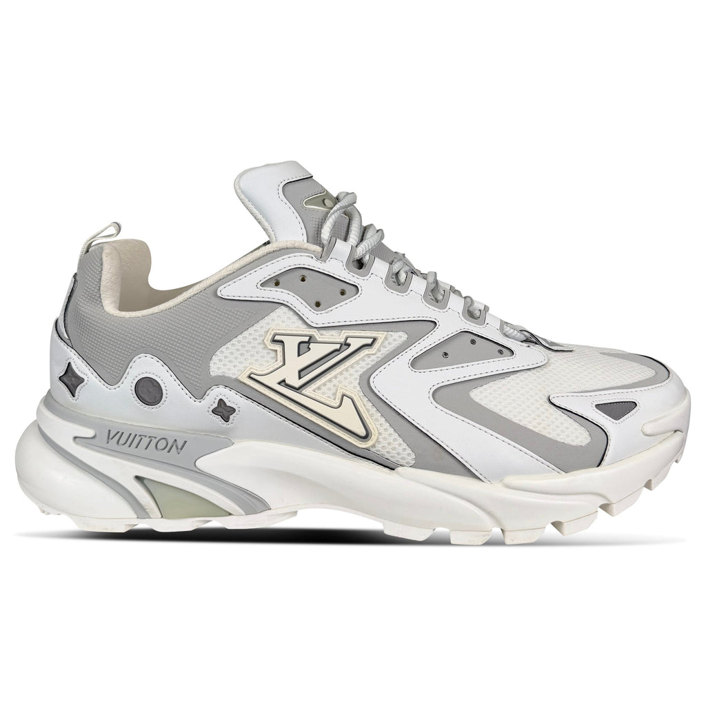 LOUIS VUITTON TATIC RUNNER TRAINER WHITE - UK 7.5 (Fits 8.5)| PRE OWNED - Affluent ArchivesUsed HIGH END DESIGNER CLOTHING