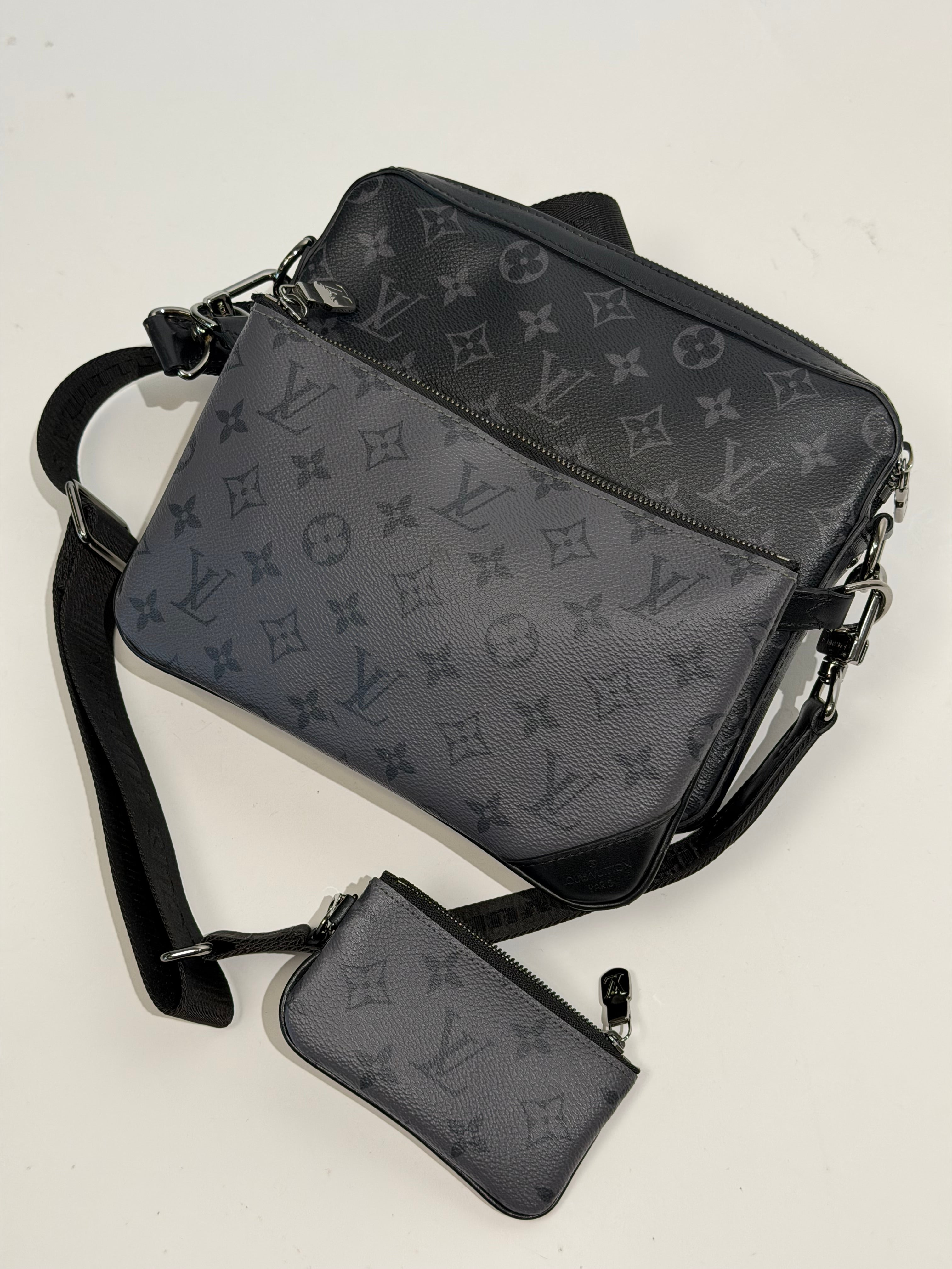 LOUIS VUITTON TRIO MESSENGER BAG | PRE OWNED - Affluent ArchivesUsed HIGH END DESIGNER CLOTHING