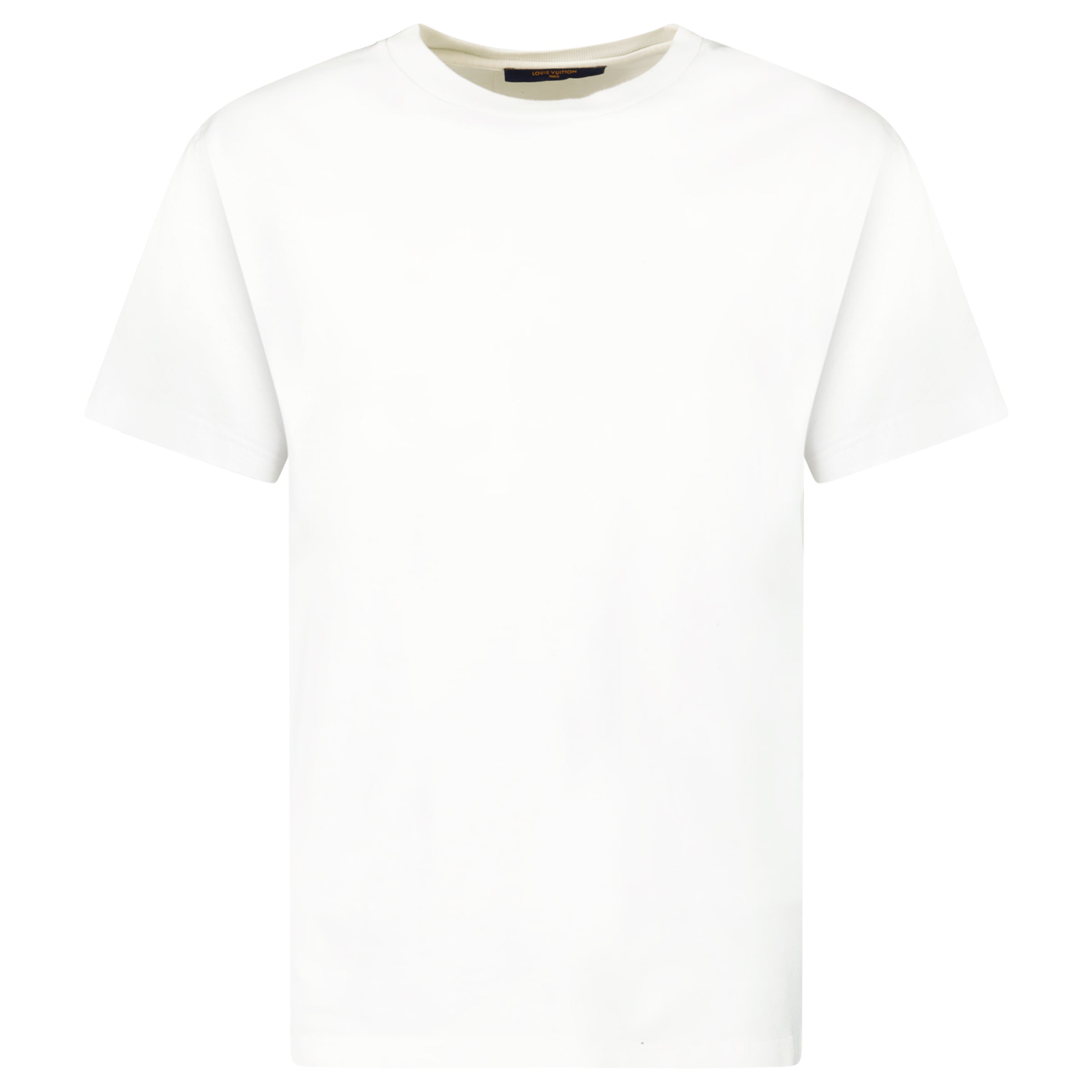 LOUIS VUITTON WHITE INSIDE OUT STAPLES T SHIRT - MEDIUM (Fits Large) - Affluent ArchivesUsed HIGH END DESIGNER CLOTHING