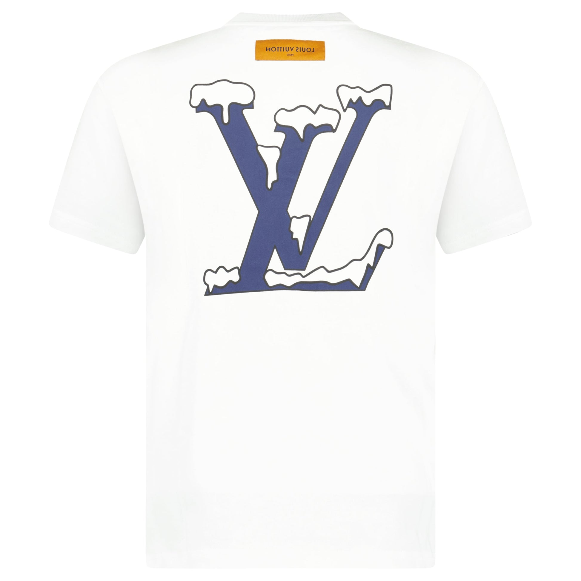 LOUIS VUITTON WHITE KICKFLIP T SHIRT - MEDIUM - Affluent ArchivesUsed HIGH END DESIGNER CLOTHING