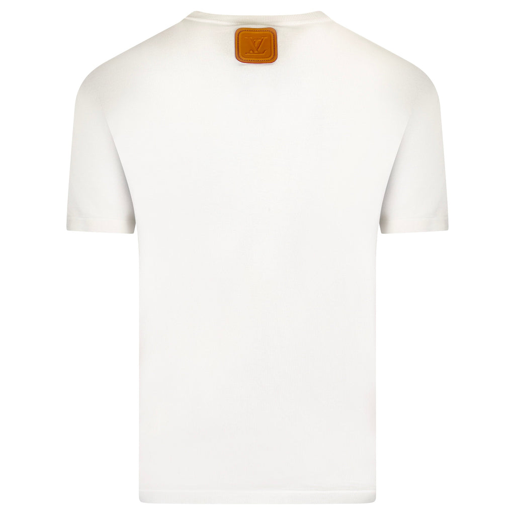 LOUIS VUITTON WHITE LOVERS T SHIRT - MEDIUM (Fits Large | PRE OWNED - Affluent ArchivesUsed HIGH END DESIGNER CLOTHING