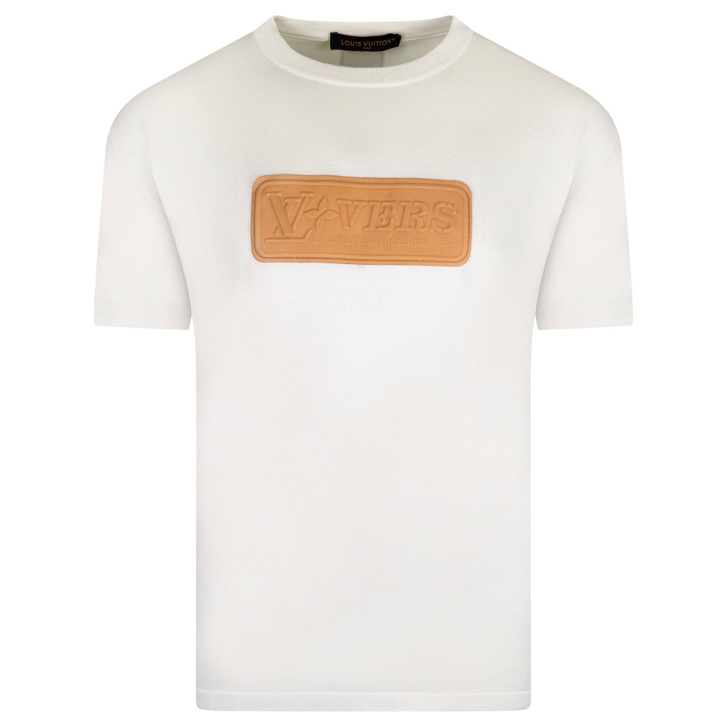 LOUIS VUITTON WHITE LOVERS T SHIRT - MEDIUM (Fits Large | PRE OWNED - Affluent ArchivesUsed HIGH END DESIGNER CLOTHING