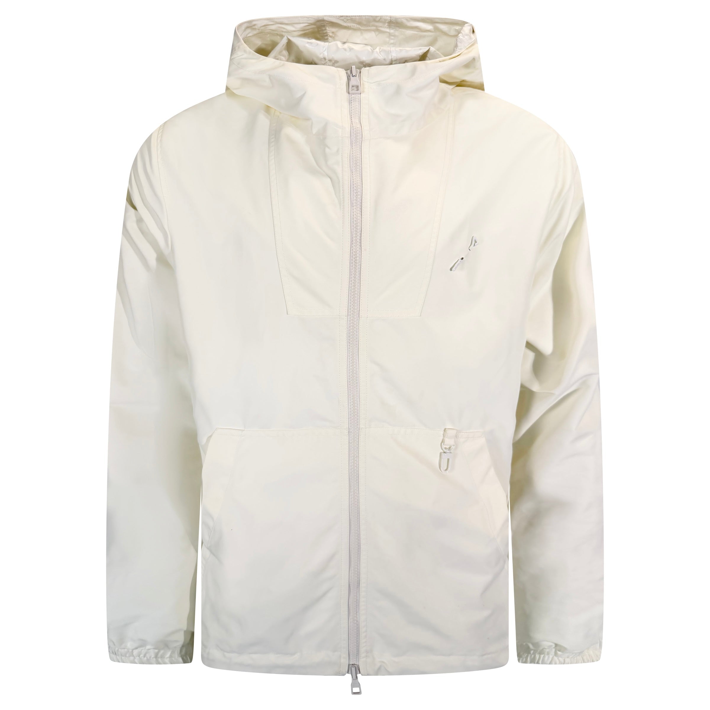 LOUIS VUITTON WHITE MONOGRAM WINDBREAKER JACKET - XXL (Fits XL) | PRE OWNED - Affluent ArchivesUsed HIGH END DESIGNER CLOTHING